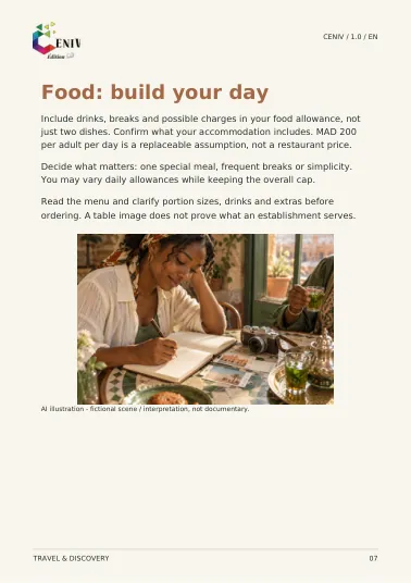 Marrakech on my budget — Fiche / Worksheet
